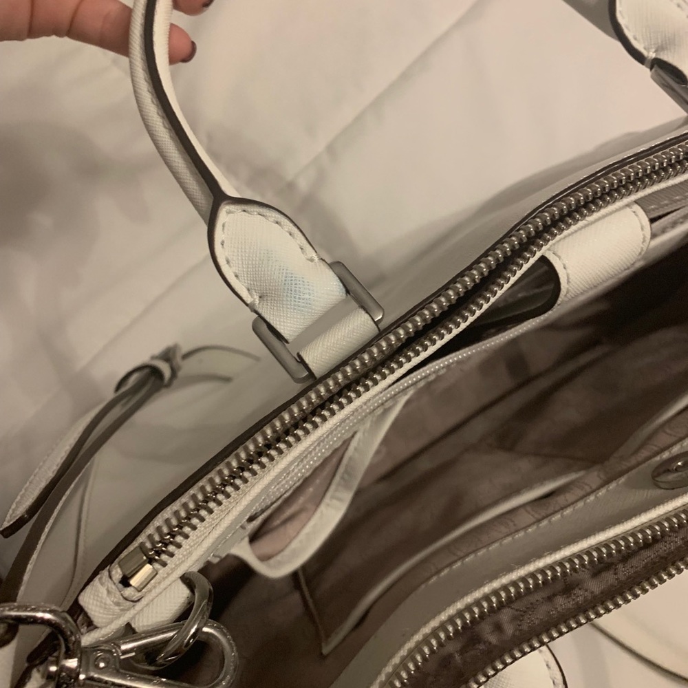 White Michael Kors Satchel- convertible